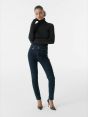 Eva skinny super high rise eco enzyme stone wash