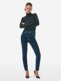 Eva skinny super high rise eco enzyme stone wash