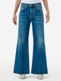 Luna mid rise flared medium vintage destroyed edge