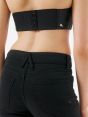Jill eco leather top rinse wash