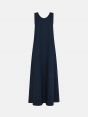 Iris long dress sleeveless with strass dégradé rinse wash