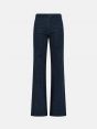 Flaire high rise flared with strass rinse wash