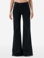 Flaire high rise flared with strass dégradé rinse wash