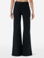 Flaire high rise flared with strass dégradé rinse wash