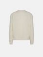 Off white alpaca-blend Remo jumper