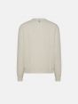 Off white alpaca-blend Remo jumper