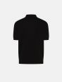 Black Merino wool-blend Aldo polo shirt