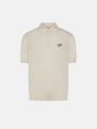 Off white Merino wool-blend Aldo polo shirt