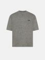 Light grey merino wool-blend Gino T-shirt
