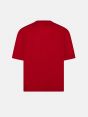 Red merino wool-blend Gino T-shirt