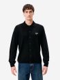Black merino wool-blend Lapo shirt
