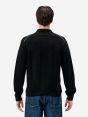 Black merino wool-blend Lapo shirt