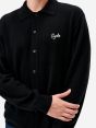 Black merino wool-blend Lapo shirt