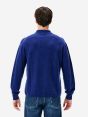 Blue merino wool-blend Lapo shirt