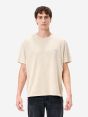 Boxy embroidery regular t-shirt distressed mineral overdyed