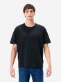Boxy heritage embroidery regular t-shirt rinse wash