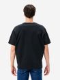 Boxy heritage embroidery regular t-shirt rinse wash