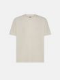 Stone grey pure cotton jersey Heritage T-shirt