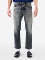 Wise comfort regular fit straight ankle leg stone wash brushed