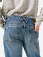 Jeans Wise straight fit effetto vintage navy blue