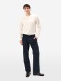 Jeans Full Chino a gamba dritta navy scuro