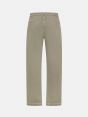 Full chino straight leg distressed garment dyed