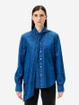 Christine boxy shirt dark enzyme stone wash