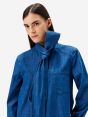 Christine boxy shirt dark enzyme stone wash
