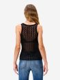 Black alpaca-blend Aura vest top