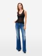 Black alpaca-blend Aura vest top