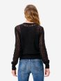 Black alpaca-blend Mara cardigan
