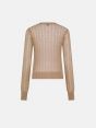 Beige alpaca-blend Mara cardigan