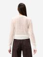 Off white alpaca-blend Mara cardigan