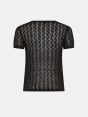Black alpaca-blend Pina T-shirt