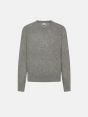 Light grey merino wool-blend Ada jumper
