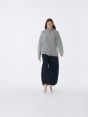 Maglia Enza Amazing in misto alpaca garzato grigio chiaro