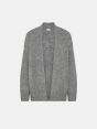 Light grey alpaca-blend Amazing Bice cardigan