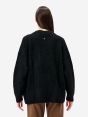 Black alpaca-blend Amazing Bice cardigan
