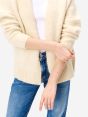 Off white alpaca-blend Amazing Bice cardigan