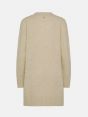 Off white alpaca-blend Amazing Cara long dress