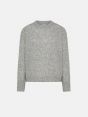 Light grey alpaca-blend Egle jumper