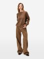 Fox brown alpaca-blend Egle jumper