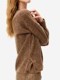 Fox brown alpaca-blend Egle jumper
