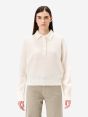 Off white alpaca-blend Maia polo shirt