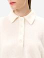 Off white alpaca-blend Maia polo shirt