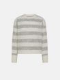 Sole round neck stripes alpaca