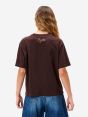 T-shirt Benny in jersey di puro cotone bordeaux