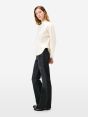 T-shirt Sabriele in jersey di puro cotone grigio stone