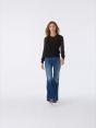 Navy blue flared Flaire jeans
