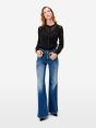 Navy blue flared Flaire jeans